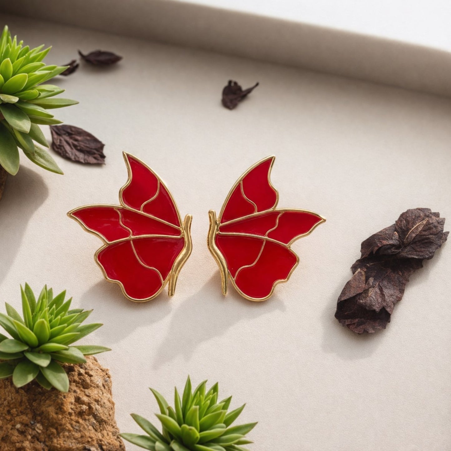Mariposas esmaltadas