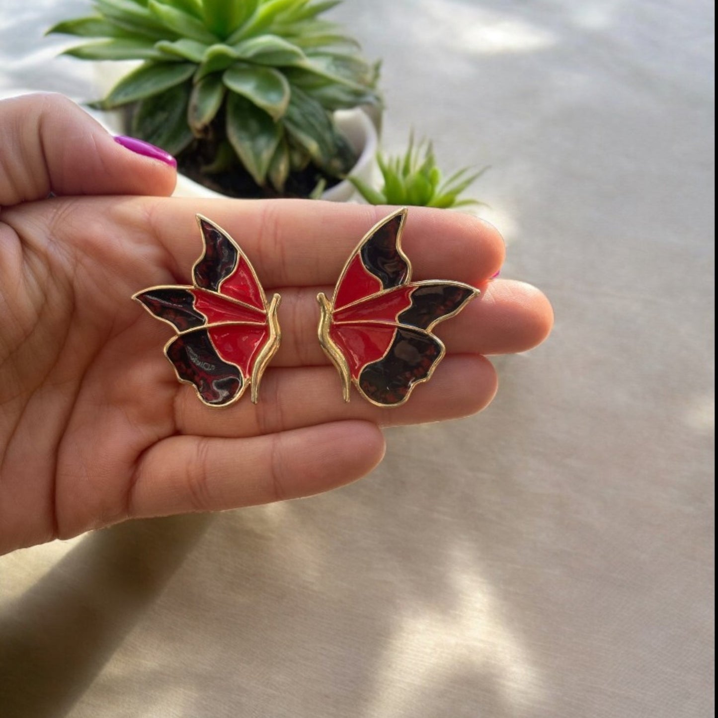 Mariposas esmaltadas