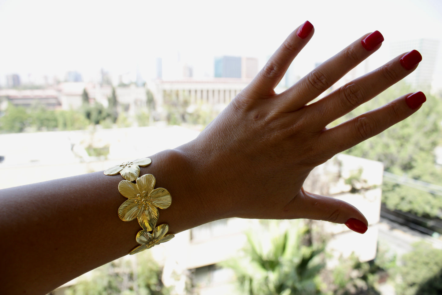 Brazalete Grueso Dorado