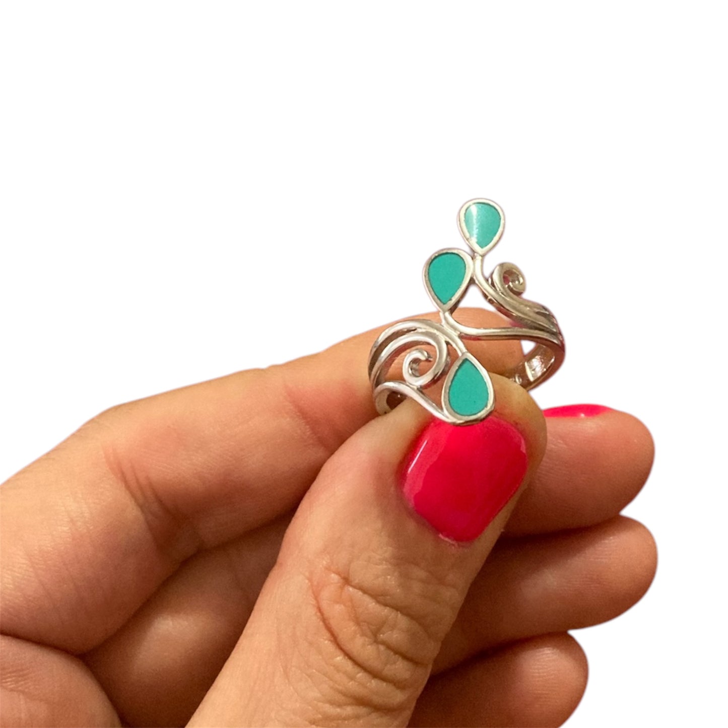 Anillo Espiral Plata 925